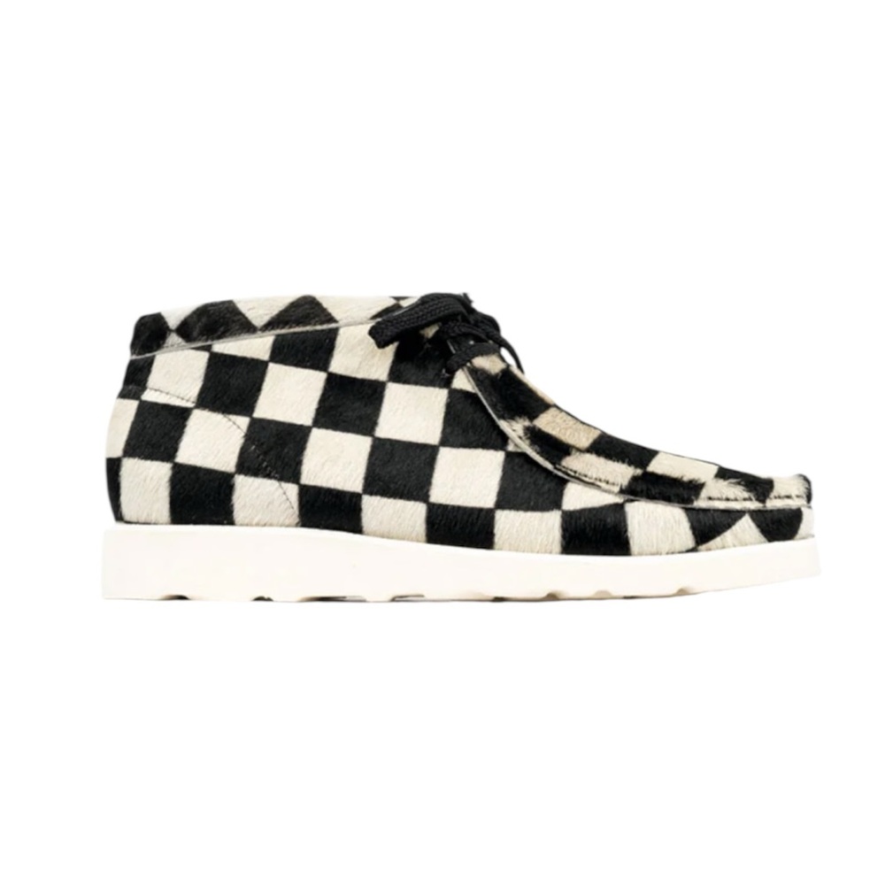 PADMORE & BARNES P204 WHT VIBRAM BLACK CHECKERBOARD SIZE 11